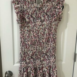 French Connection Floral Smocked Dress